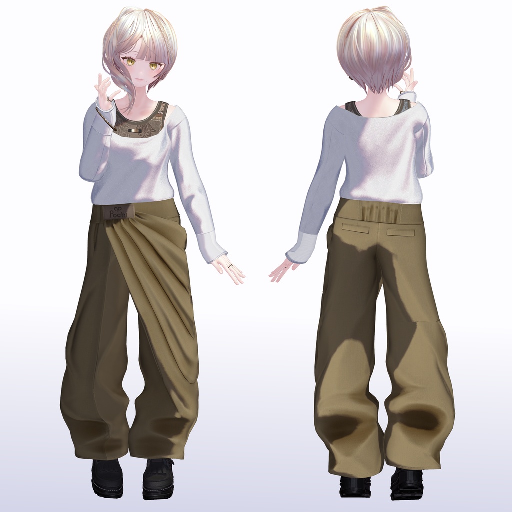 【15アバター対応】Chocolate Croissant Buggy - ショコラクロワッサンバギー