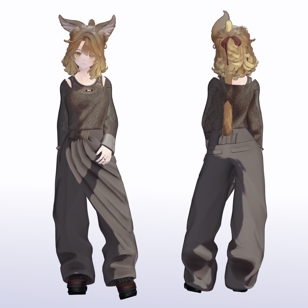 【15アバター対応】Chocolate Croissant Buggy - ショコラクロワッサンバギー