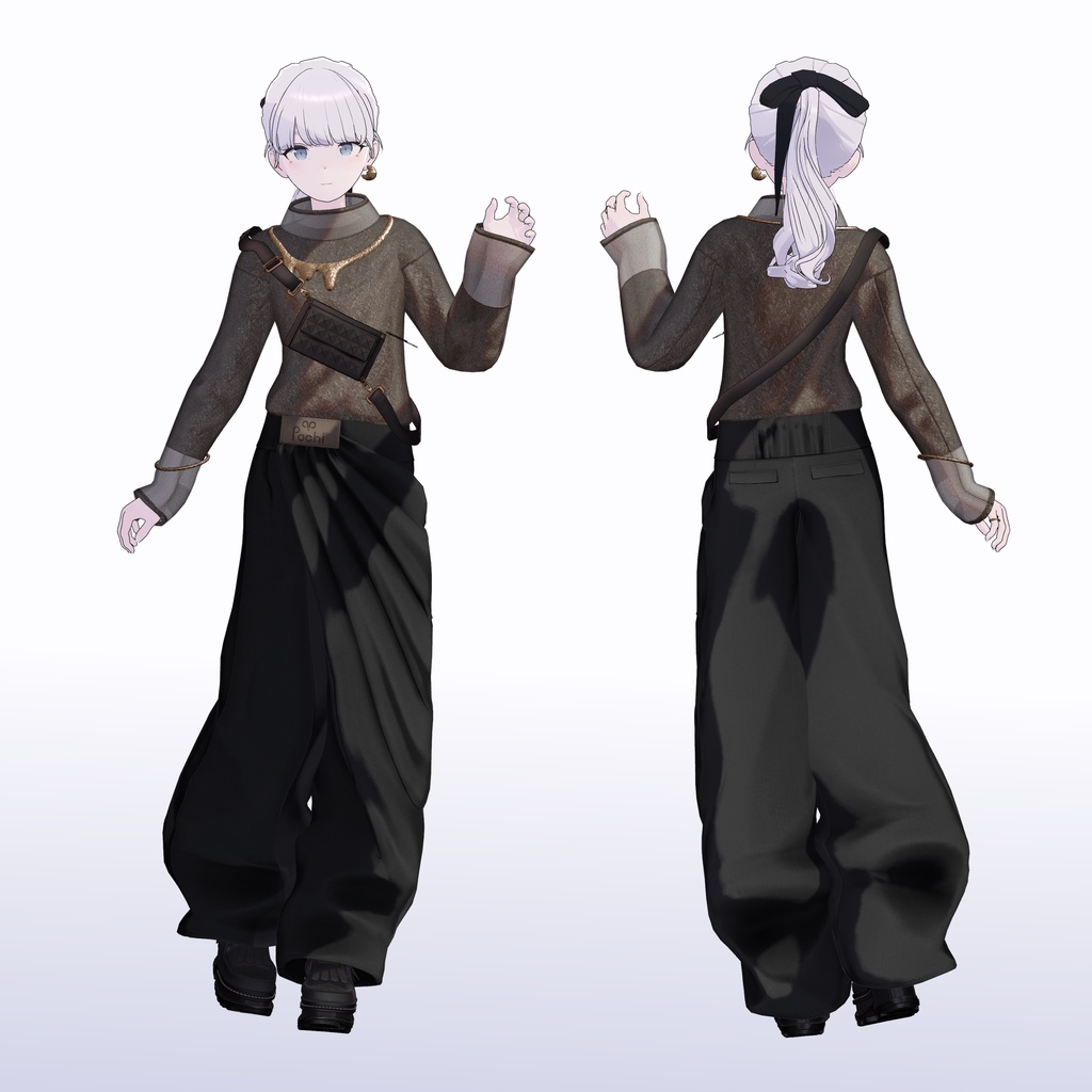 【15アバター対応】Chocolate Croissant Buggy - ショコラクロワッサンバギー