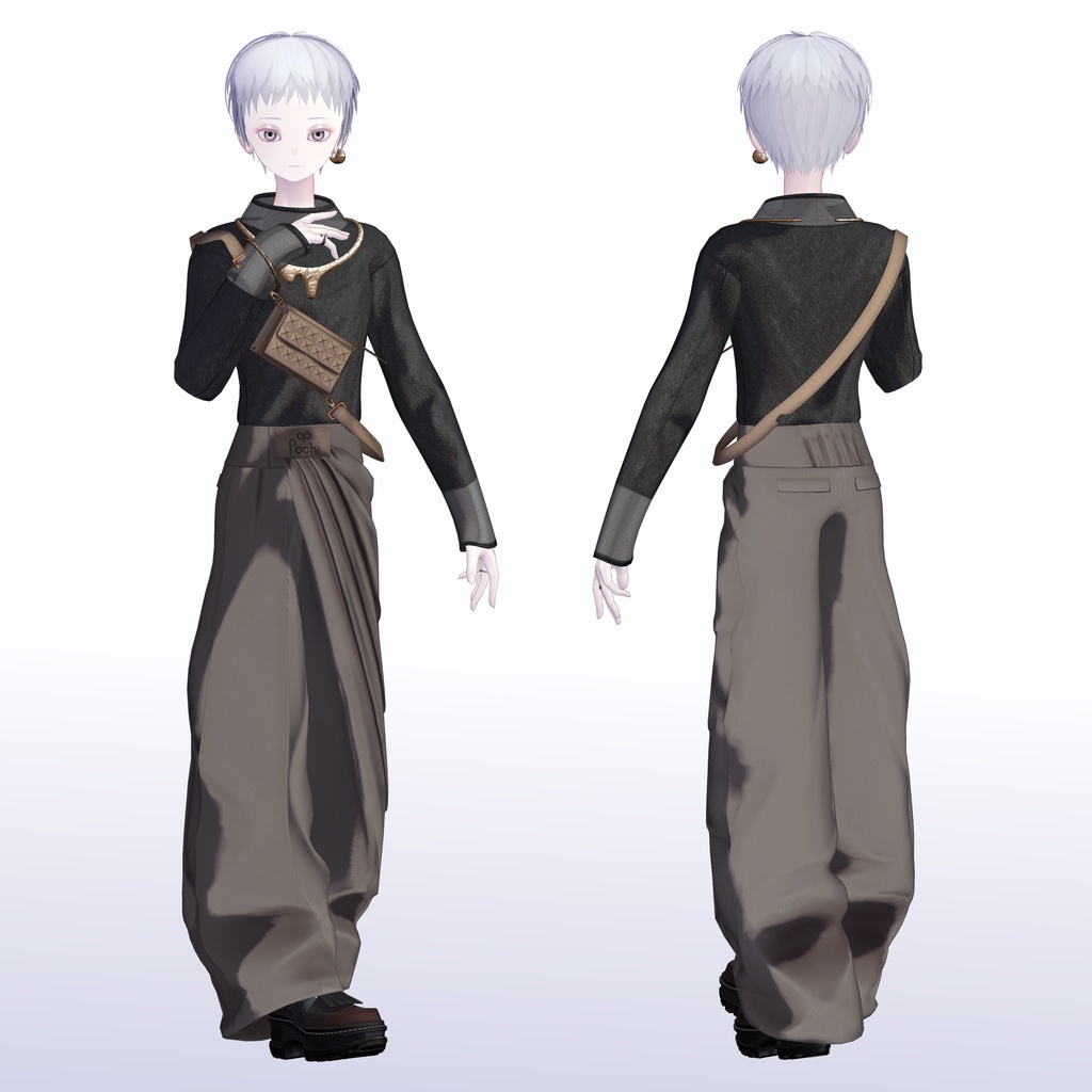 【15アバター対応】Chocolate Croissant Buggy - ショコラクロワッサンバギー