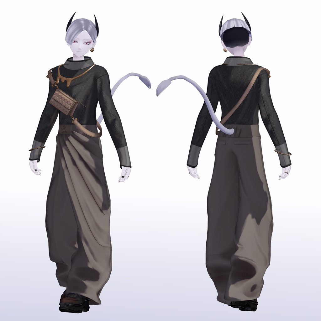 【15アバター対応】Chocolate Croissant Buggy - ショコラクロワッサンバギー