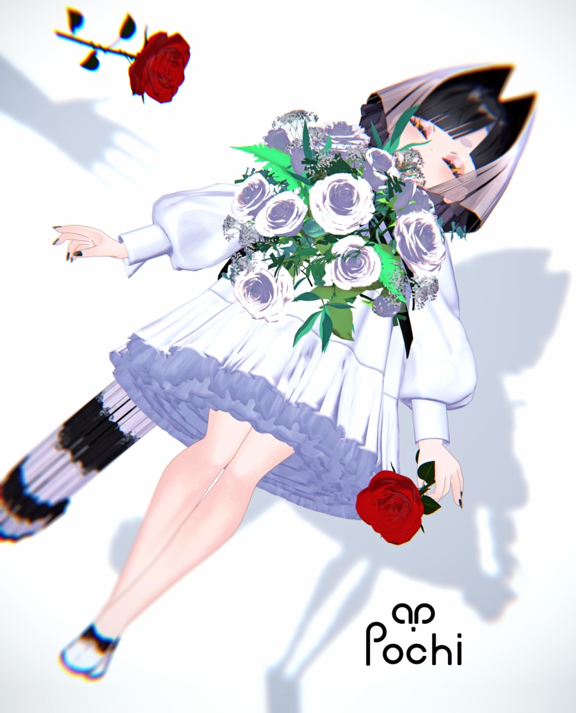 ポポちゃん - フワリポポネッタ fuwaripopondetta【オリジナル3Dモデル】