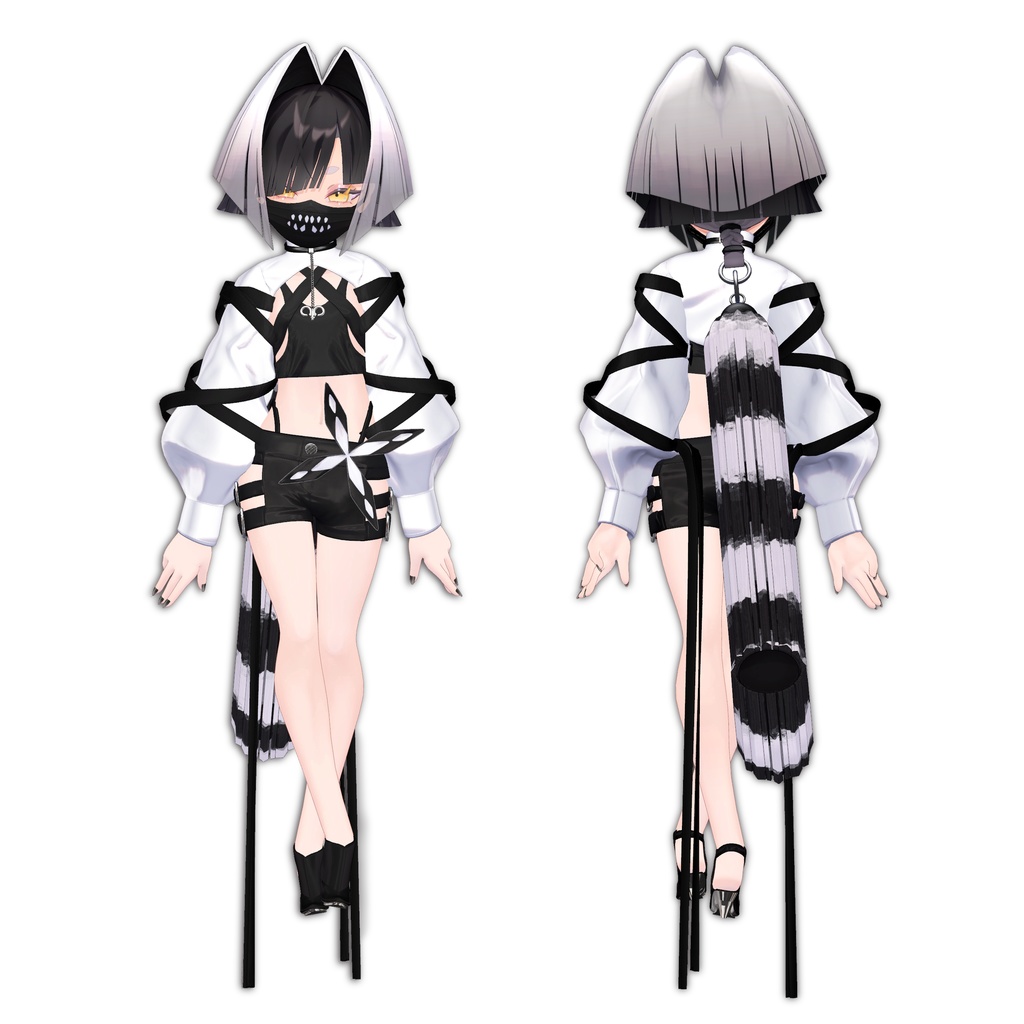 ポポちゃん - フワリポポネッタ fuwaripopondetta【オリジナル3Dモデル】