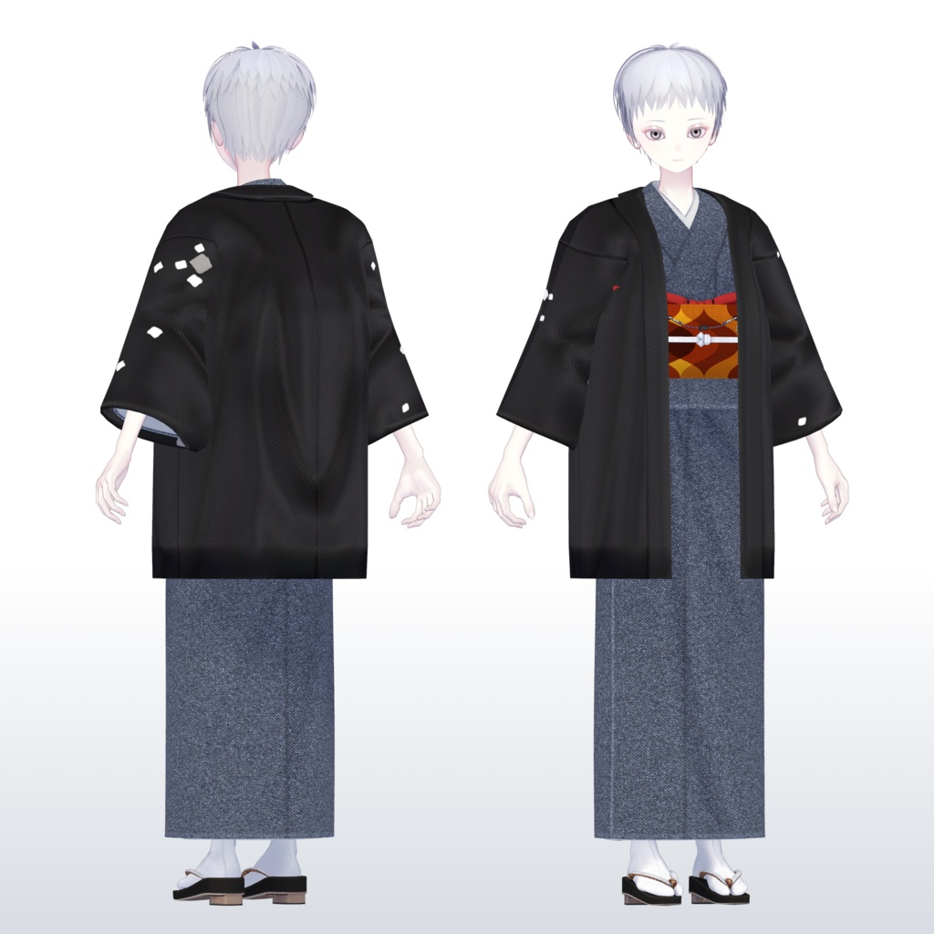 【Pochi by KTアバター対応】ClassicKimono - 着物【VRC想定衣装】