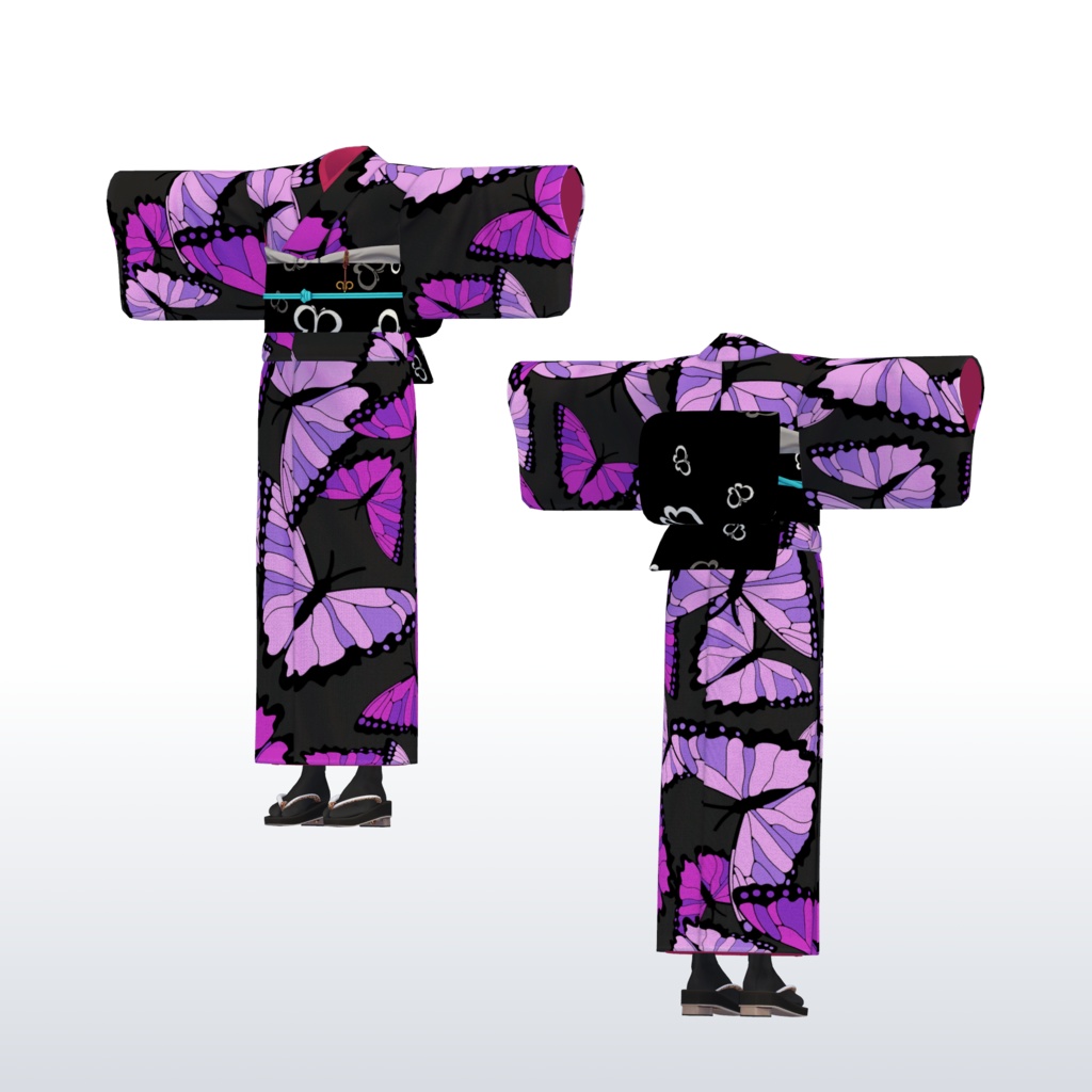 【Pochi by KTアバター対応】ClassicKimono - 着物【VRC想定衣装】