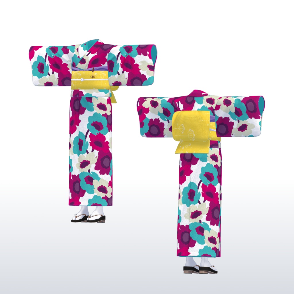【Pochi by KTアバター対応】ClassicKimono - 着物【VRC想定衣装】