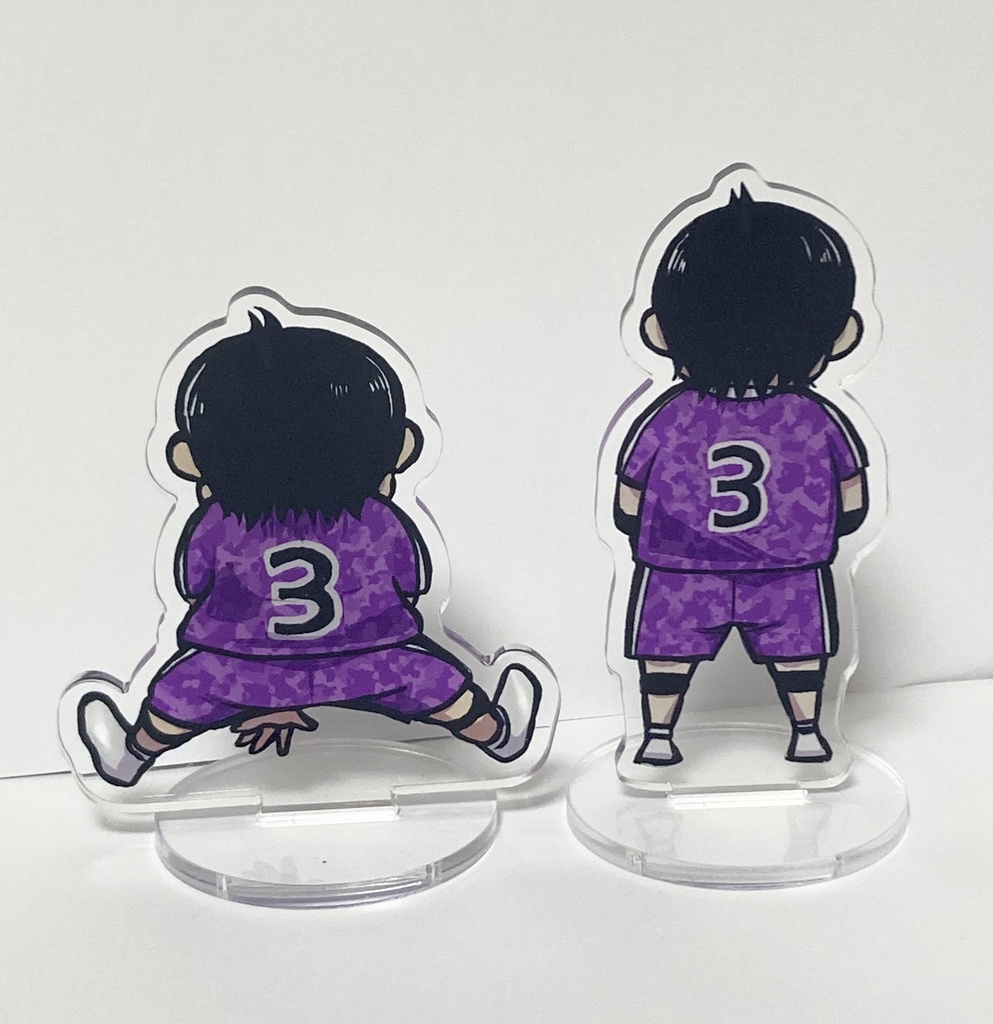 矢島両面アクリルスタンド(全2種 「うまそ~!」「ハムハム」)