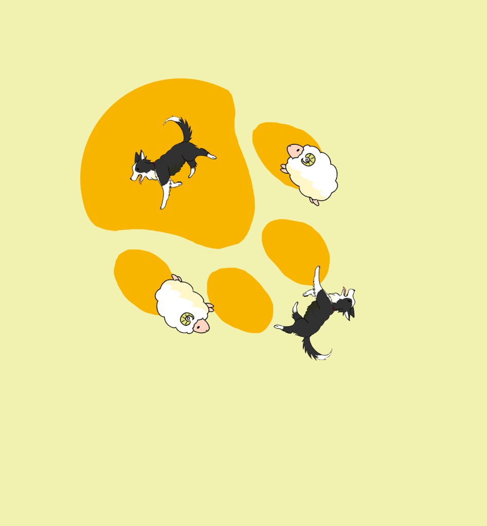 タオル(ボーダーコリー)