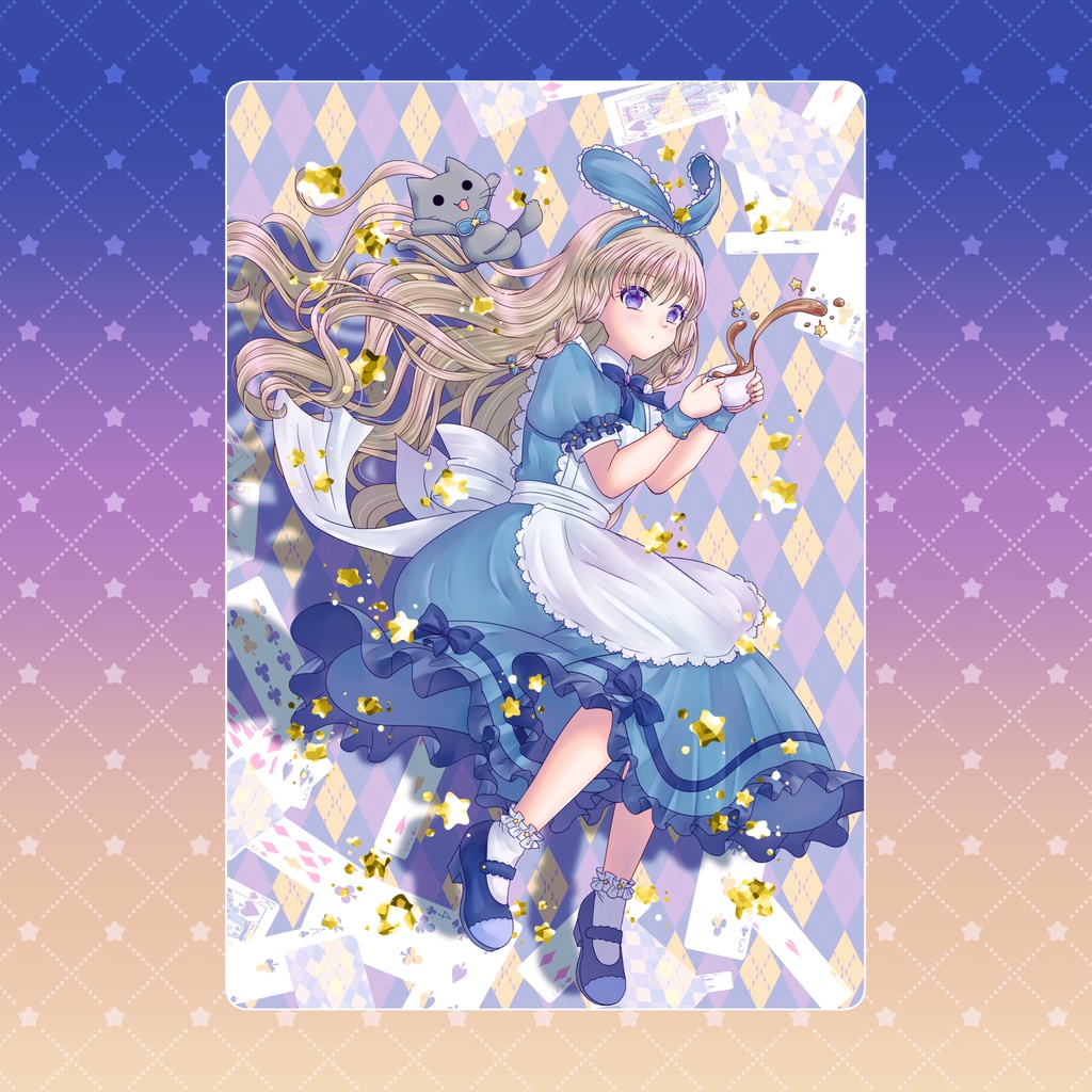 箔押しポストカード