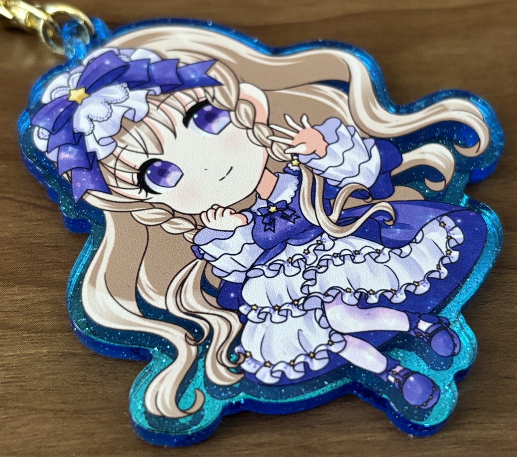 キラキラアクリルキーホルダー・ルーシー