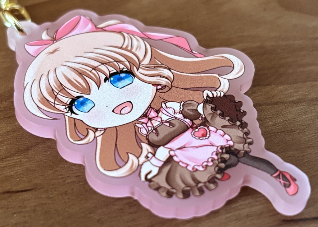 マットアクリルキーホルダー・クララ&ティナ