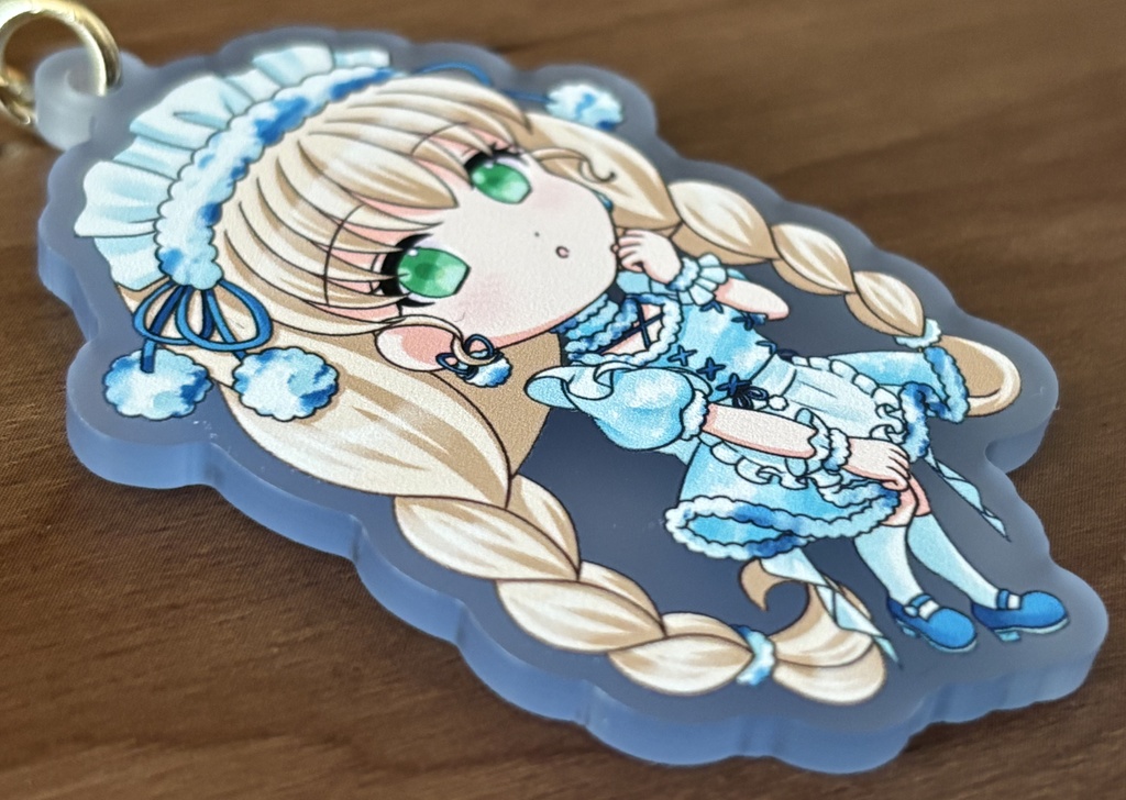 マットアクリルキーホルダー・クララ&ティナ