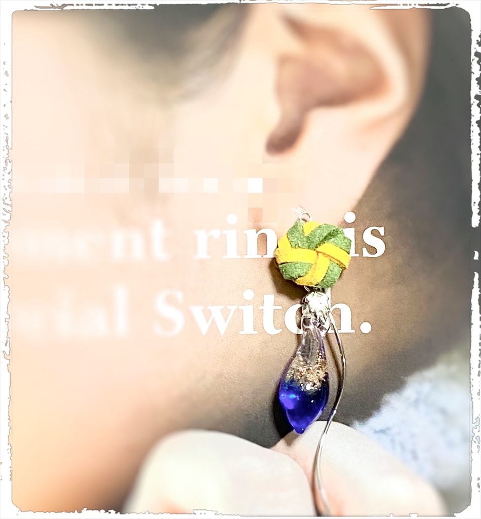 【冨岡義勇】鬼滅の刃 イメージピアス・イヤリング