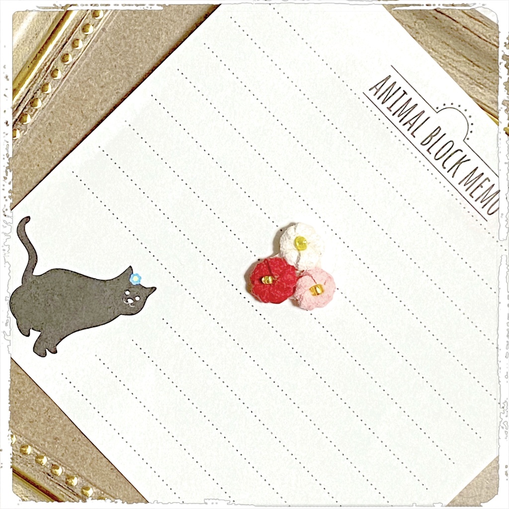 小さな梅の花ピアス・イヤリング