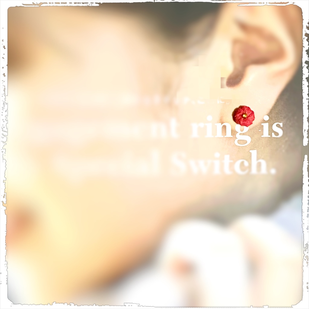 小さな梅の花ピアス・イヤリング