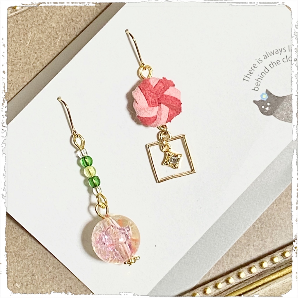 【竈門禰豆子】イメージピアス・イヤリング