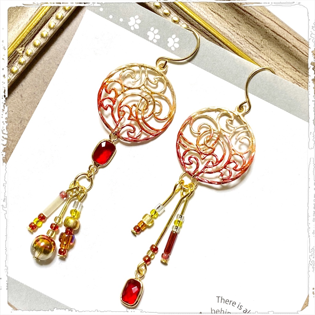 【煉獄杏寿郎】鬼滅の刃 イメージピアス・イヤリング