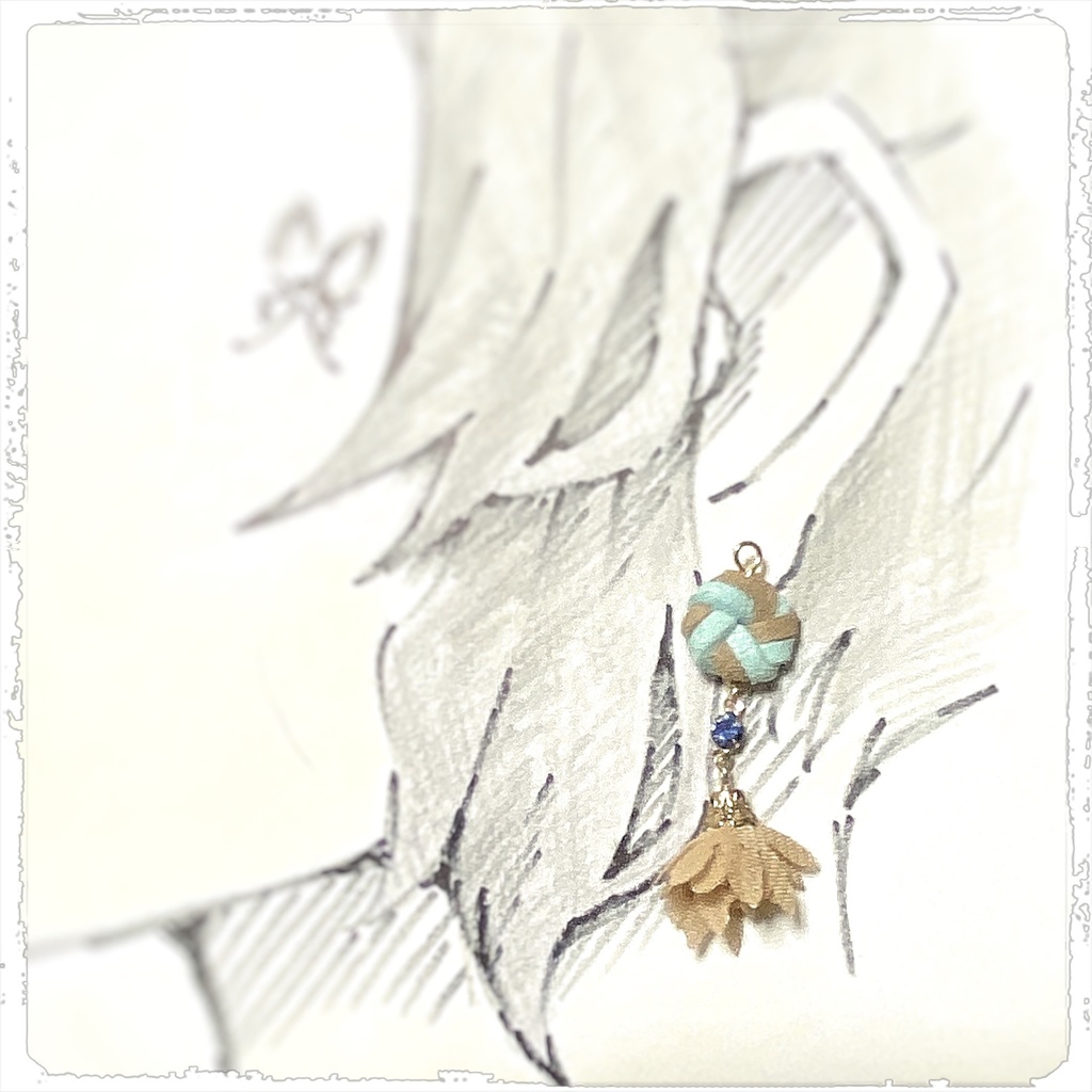 【嘴平伊之助】鬼滅の刃 イメージピアス・イヤリング