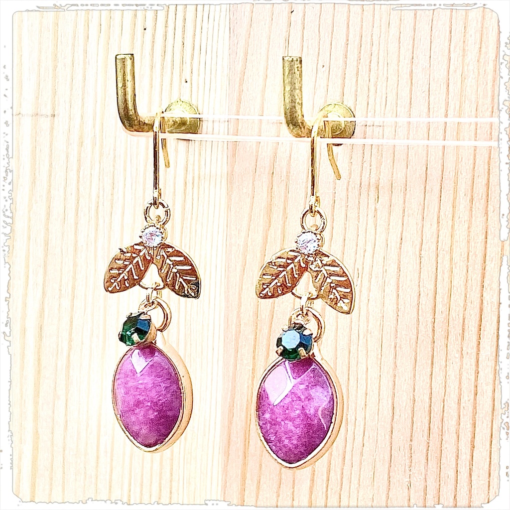 【鬼滅の刃】煉獄さん向け・お芋のイメージピアス・イヤリング