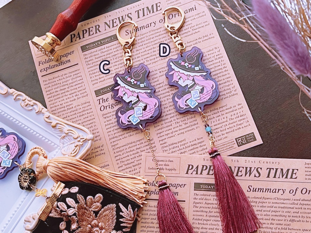 魔女アクリルチャーム