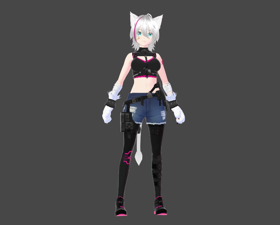 【VRoid / VRM model】猫橋プルリコ / Purruriko Nekohashi【3Dモデル】