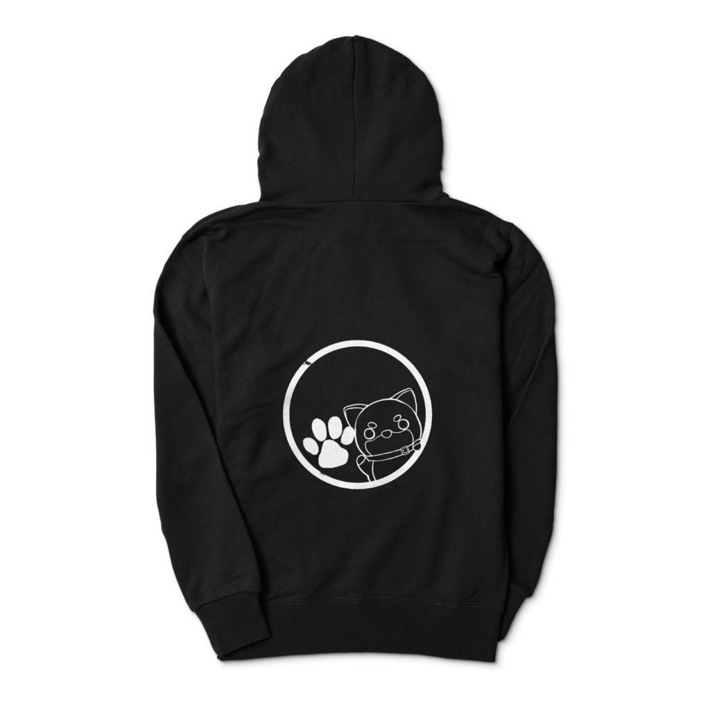 柴犬パーカー黒