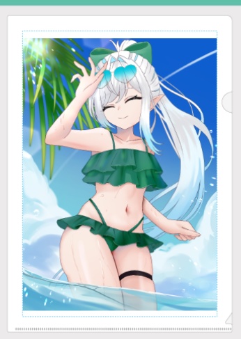 新衣装記念クリアファイル