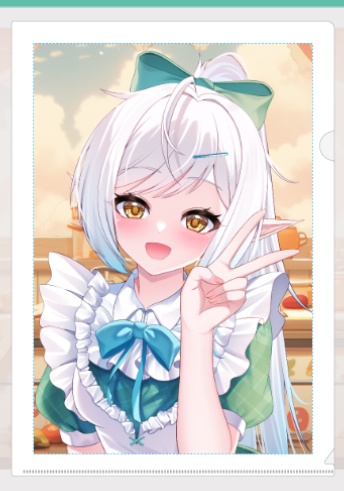 新衣装記念クリアファイル