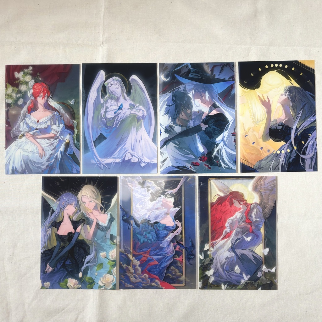 クリアポストカード　7枚セット