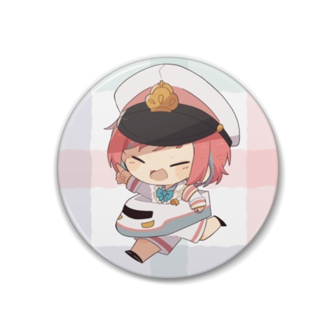おんた缶バッジC-駅員タイプ-