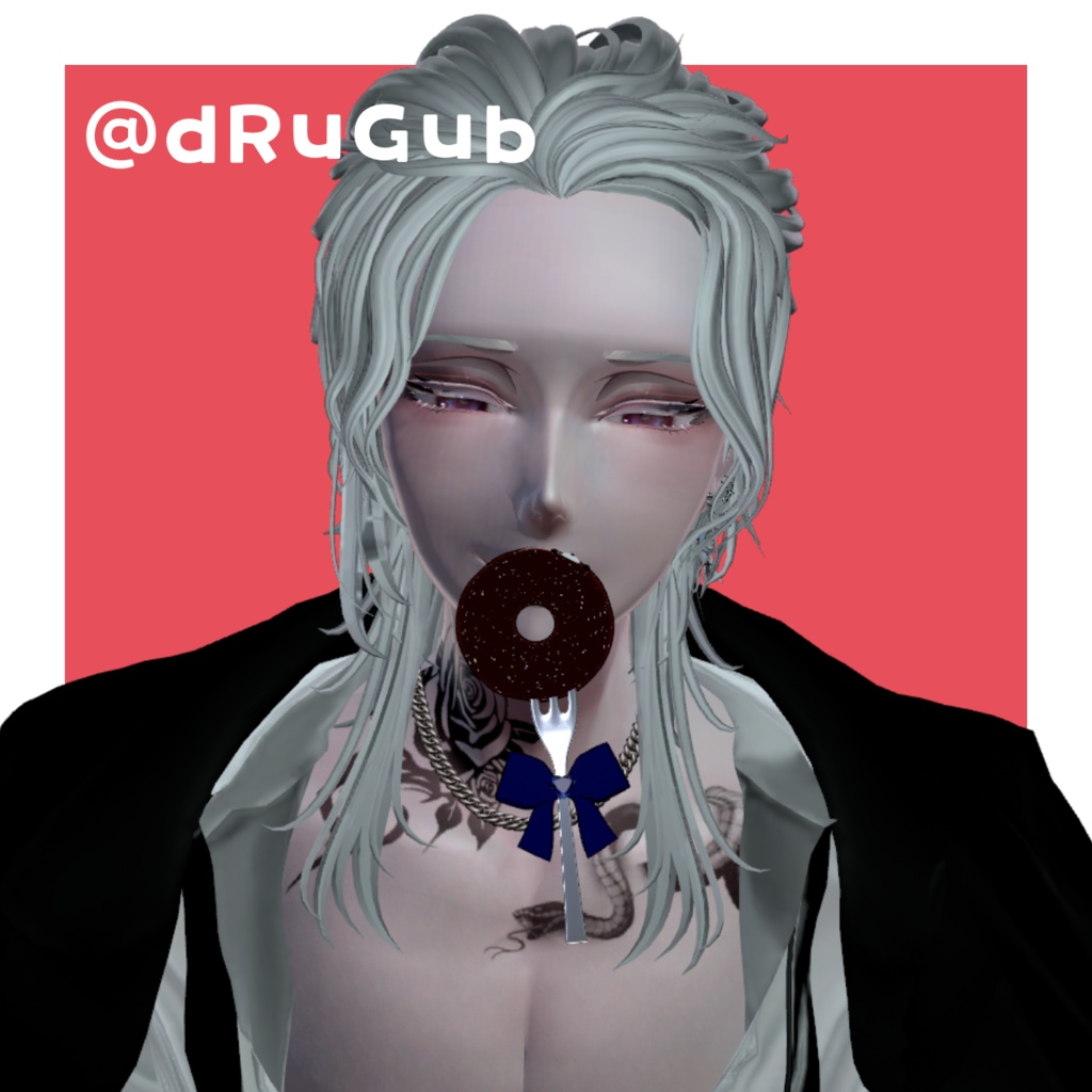 【VRChat用】にゃんこどーなつ