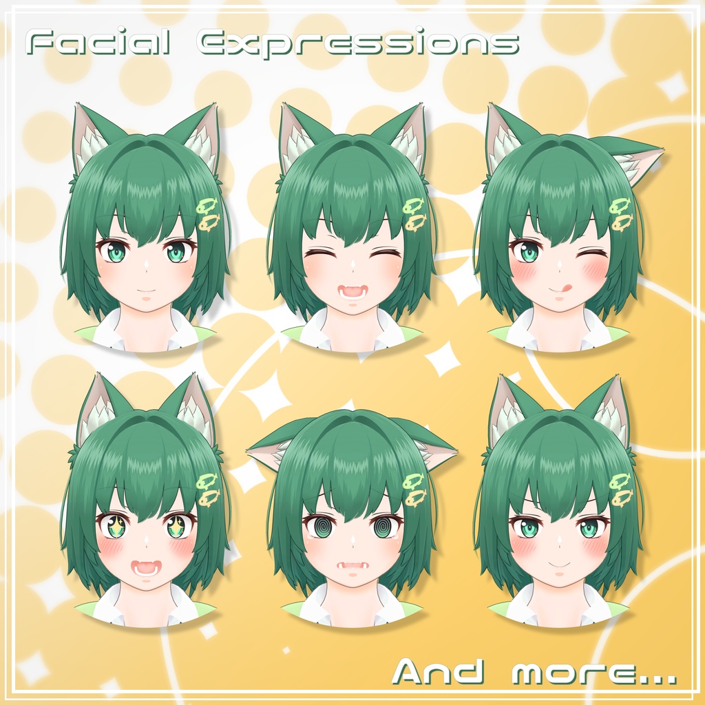 オリジナル3Dモデル『ふたば - Futaba -』