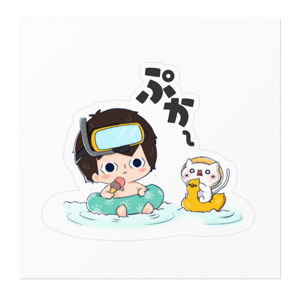 にそくん(2022年07月モデル)ステッカー