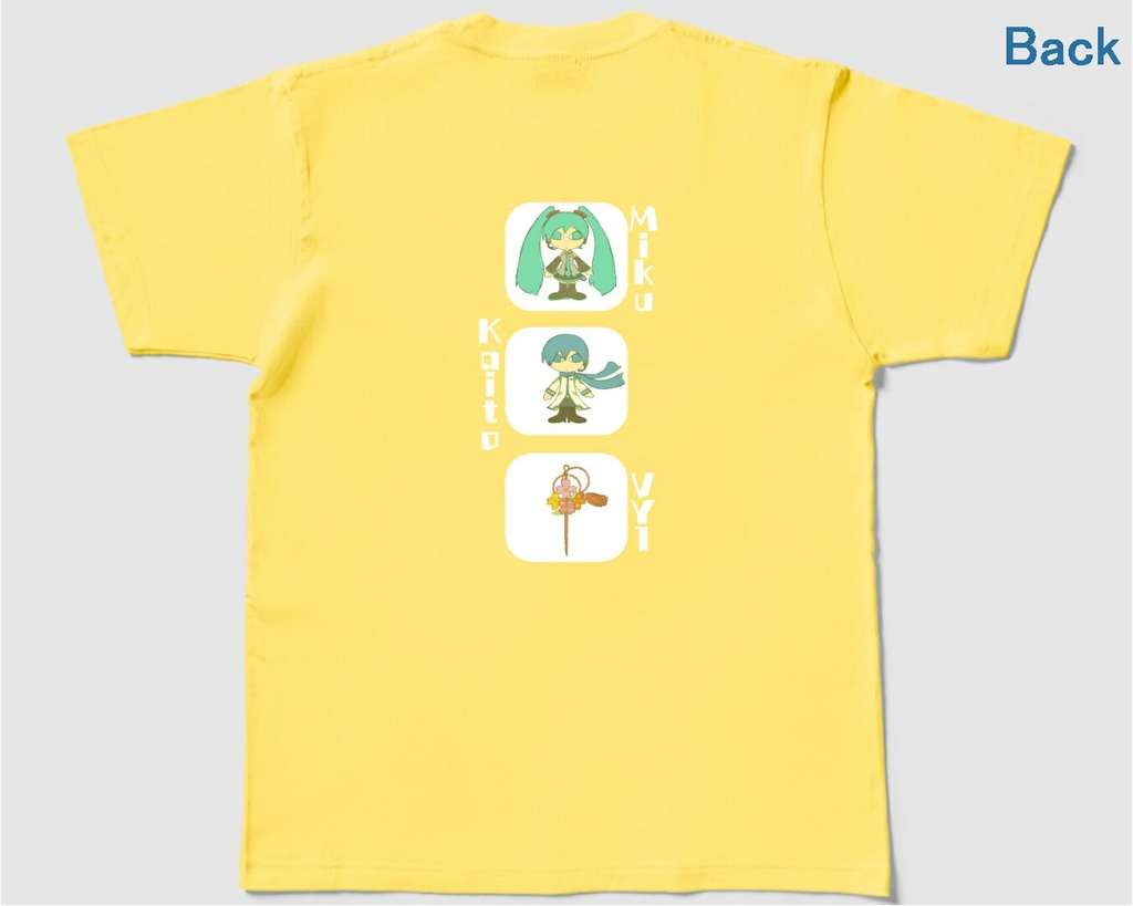 Yam Yam(オマケ缶バッジ付きTシャツ・イエロー)