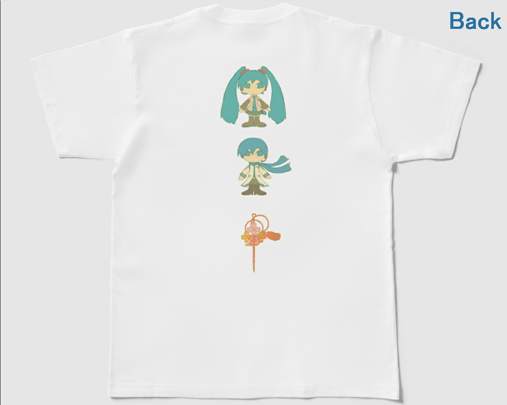 Yam Yam ②（Ｔシャツ・白・サイズＳ・Ｍ・Ｌ・ＸＬ）