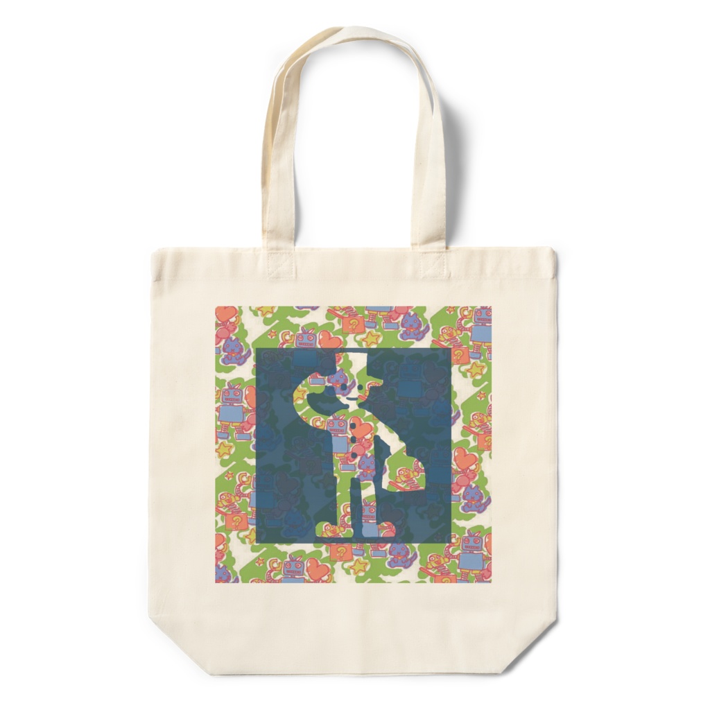 大人のカタチ（エコバッグ・綿100%・360 × 370 × マチ110 mm）