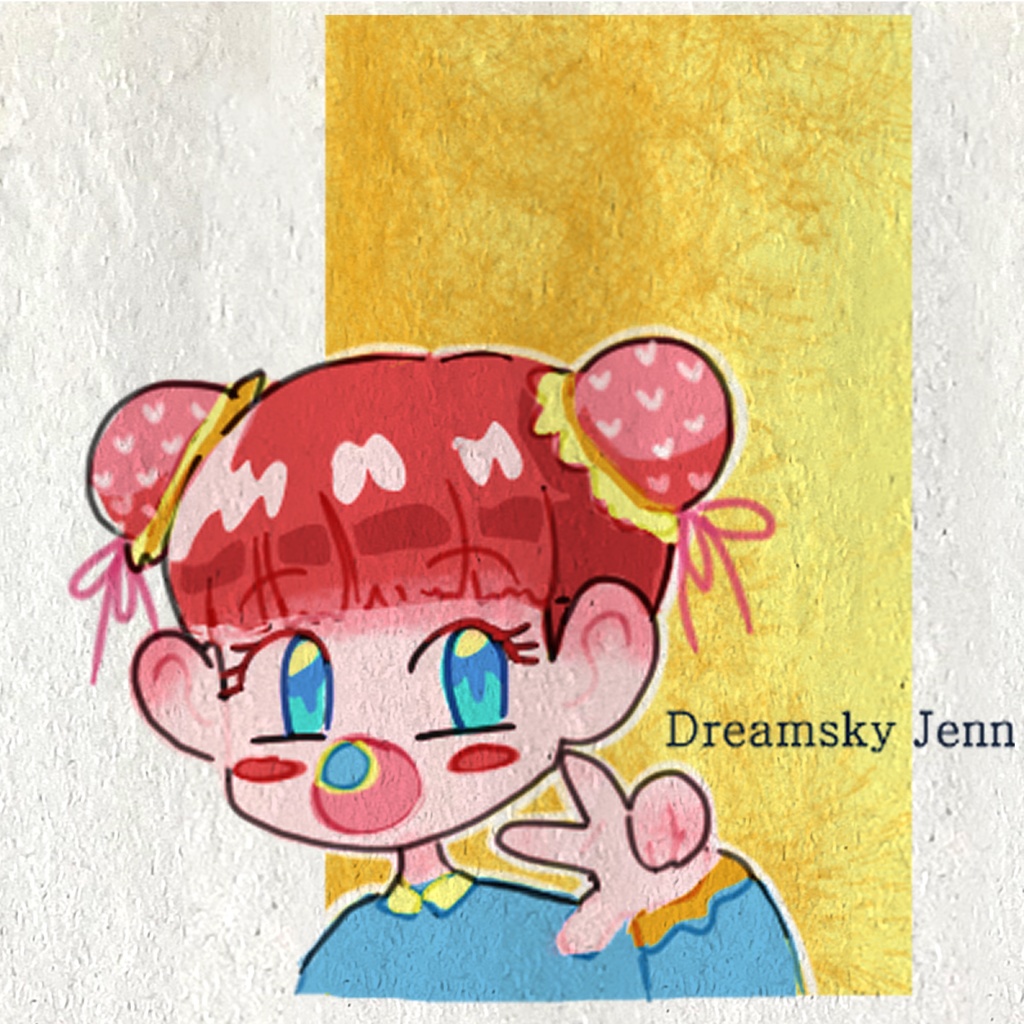 Circus girl🎪 heart badge ♡