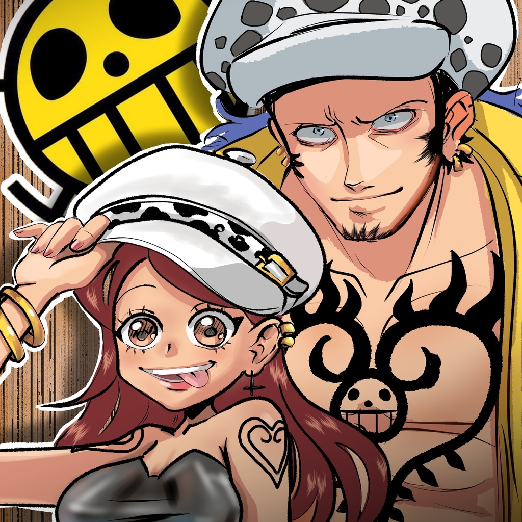 とらとり🐯🐥 夢CP yumeship heart badge ♡