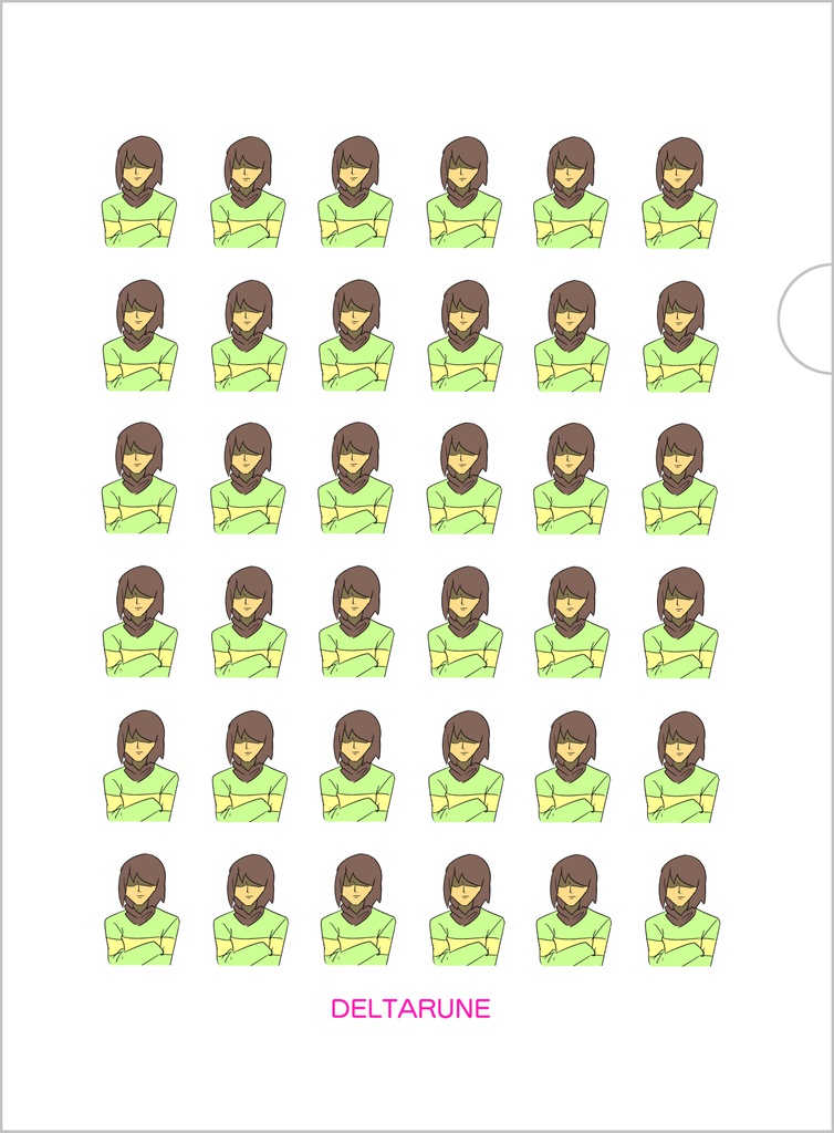 DELTARUNE KRIS クリアファイル