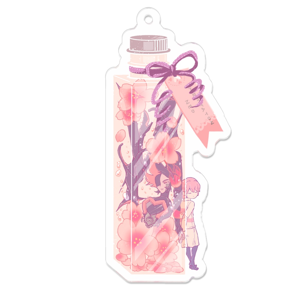 アクリルキーホルダー フリメタNEO 桜
