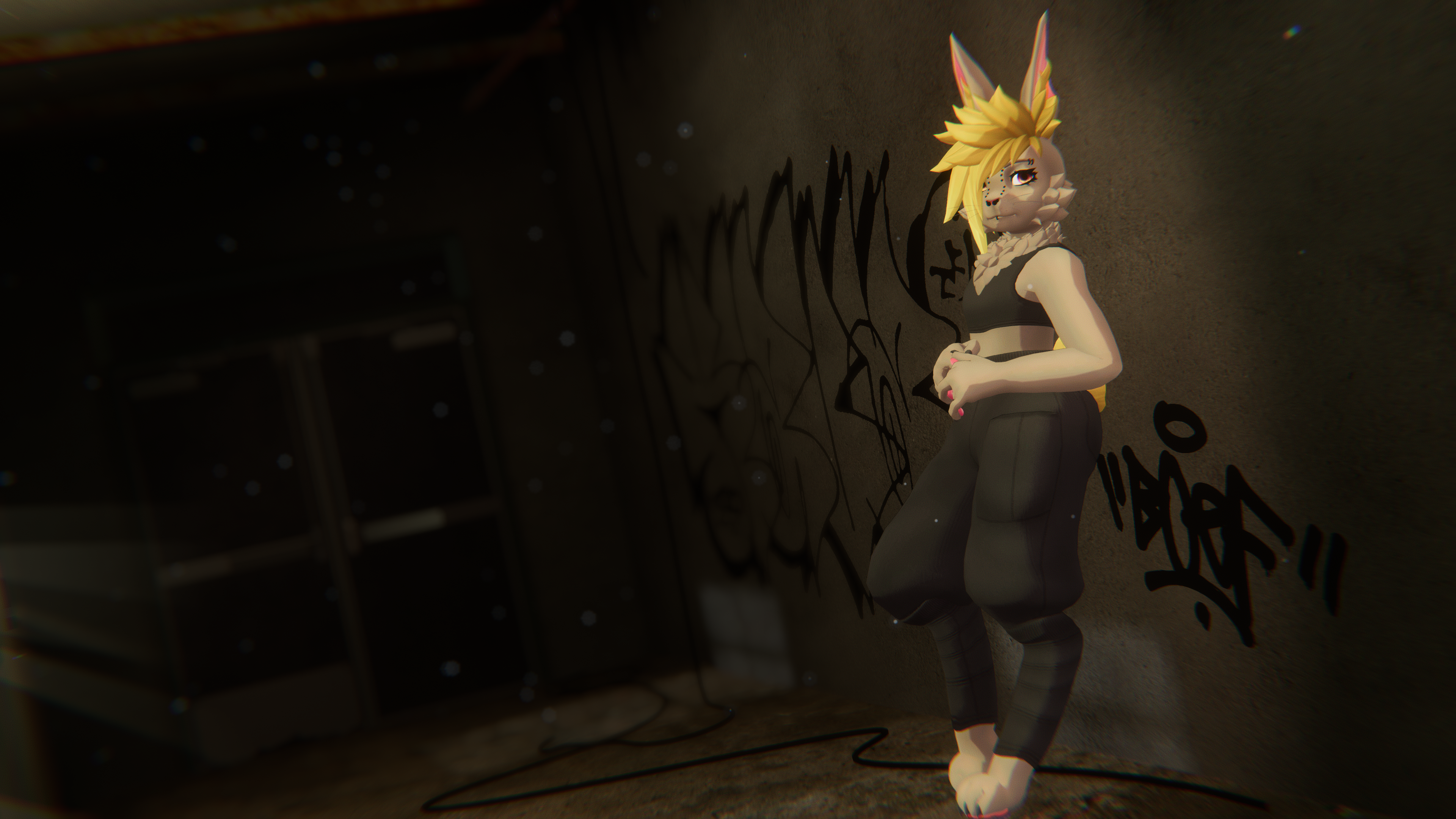 The Bnuuy [Cinners] furry bunny rabbit avatar for vrchat - cinners - BOOTH