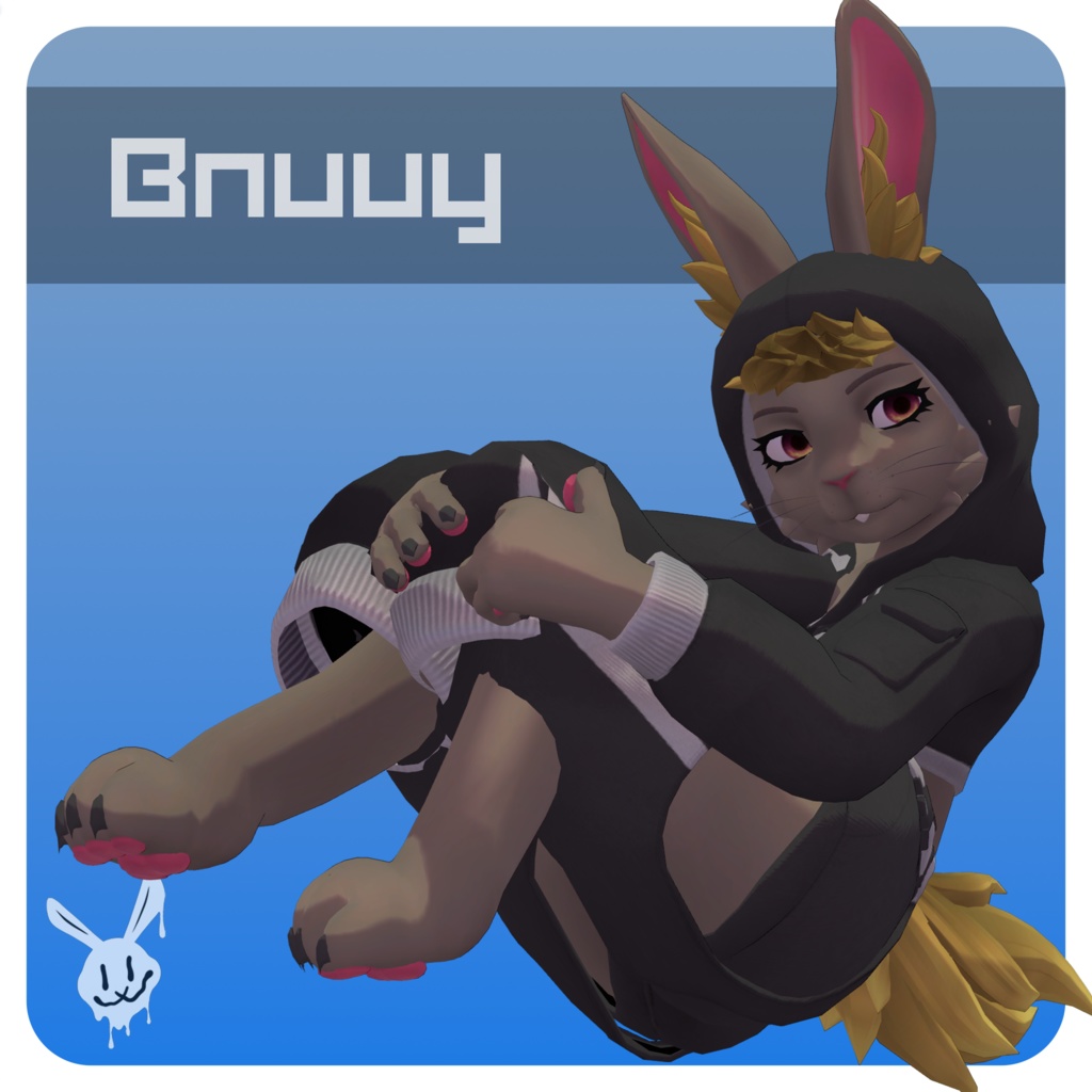 The Bnuuy [Cinners] furry bunny rabbit avatar for vrchat
