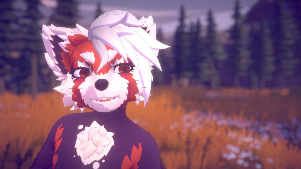 The Pamda [Cinners] V1.0 ふわふわのレッサーパンダのアバター VRChat - cinners - 2/5