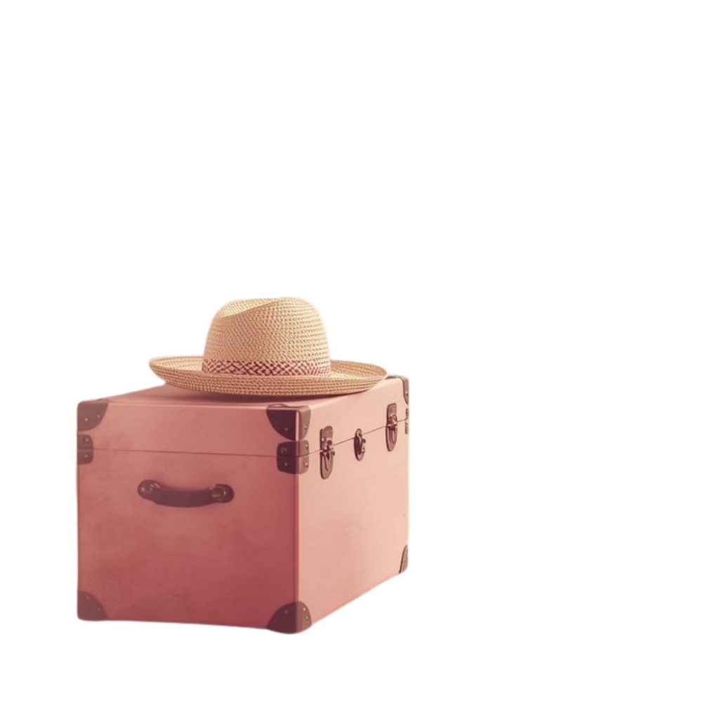 旅行シリーズ 水彩アンティーク風クリップアート10点セット【PNG背景透過】