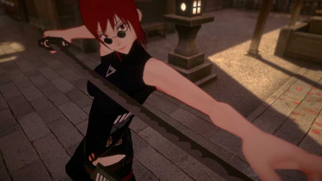 【MA設定済み】オリジナル日本刀3Dモデル-迅刀-