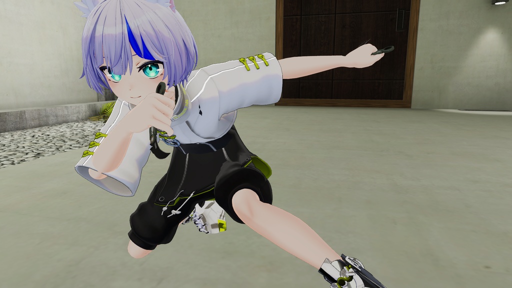 【MA設定済み】オリジナルナイフ3Dモデル-Blitz-