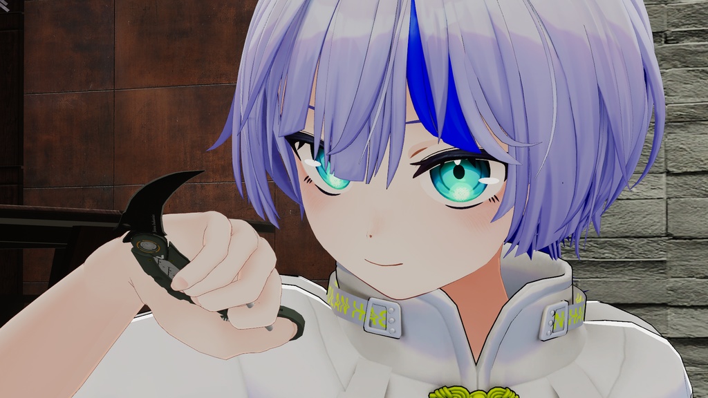 【MA設定済み】オリジナルナイフ3Dモデル-Blitz-