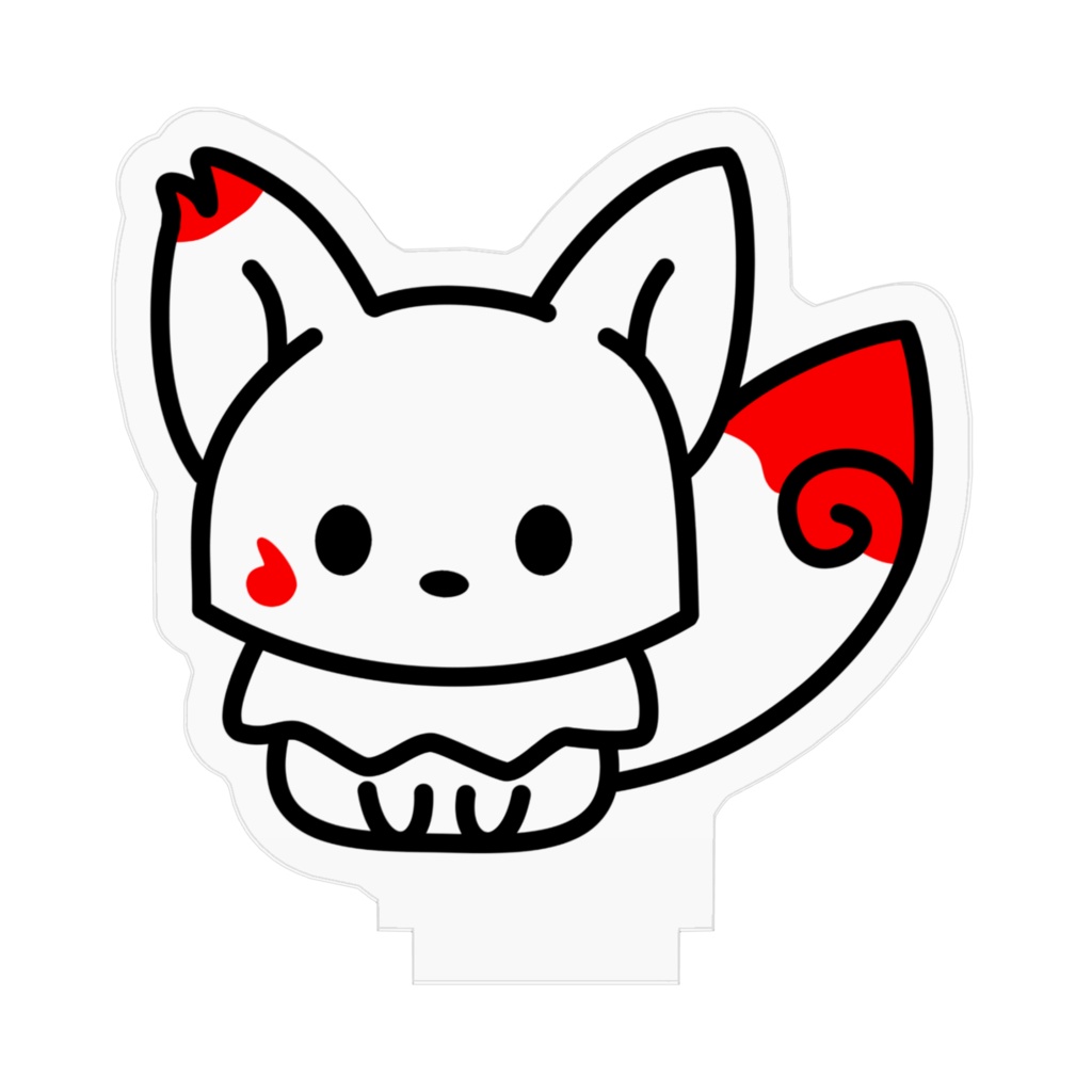 見習い妖怪 九尾のキュー狐ちゃん アクリルフィギュア