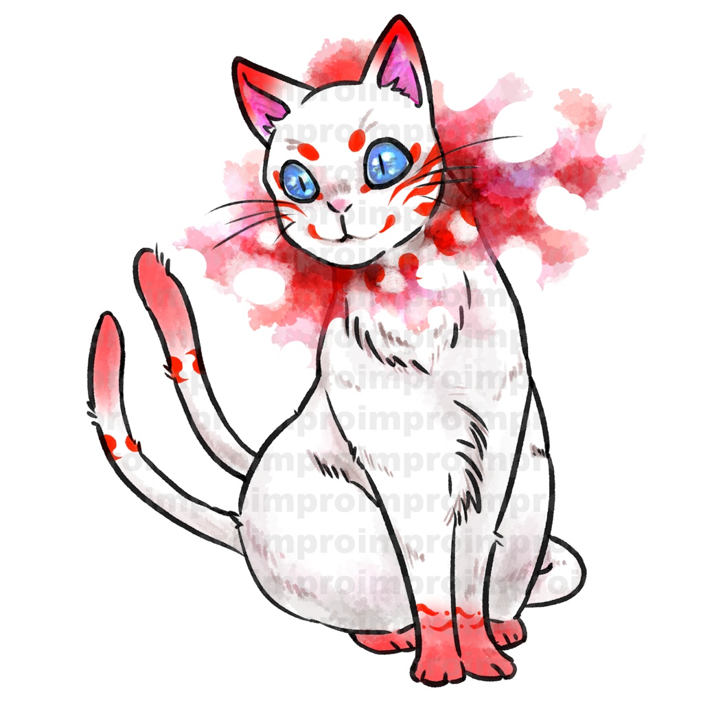 【モンスター立ち絵】猫又【差分有】