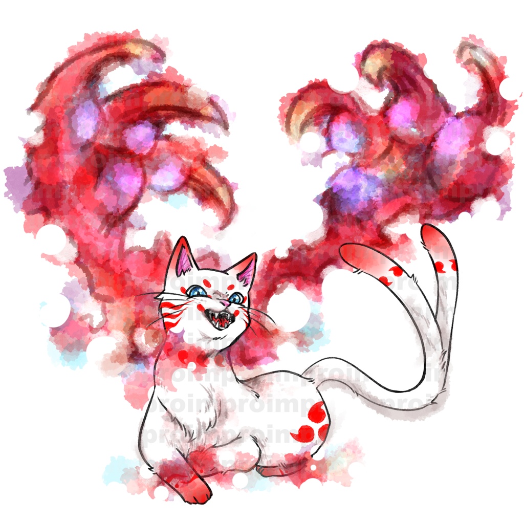 【モンスター立ち絵】猫又【差分有】